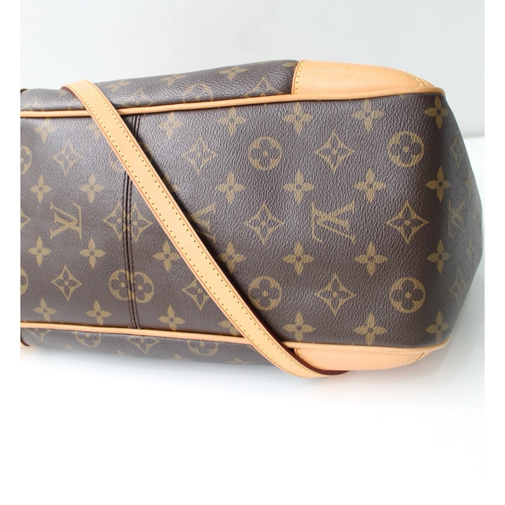 Louis Vuitton Brown Monogram Tote Bag - Picture 6 of 16